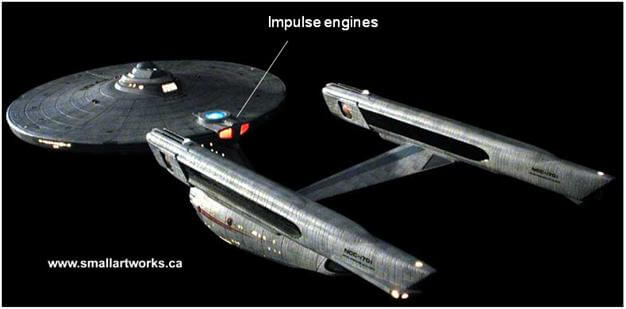 USS Enterprise Impulse Engines