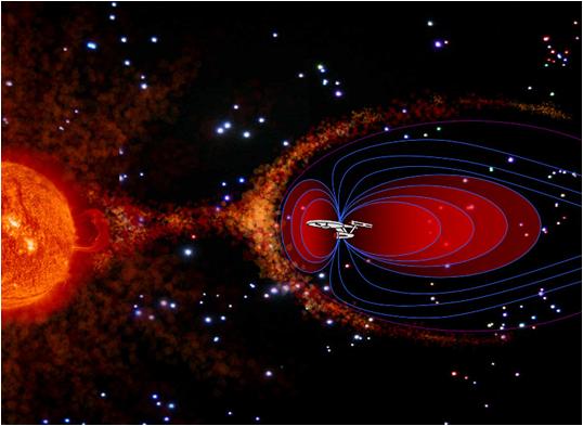 USS Enterprise Spaceship Active Radiation Shields
